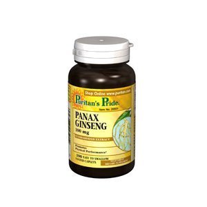 PANAX GINSENG 100 mg 100 Coated Caplets