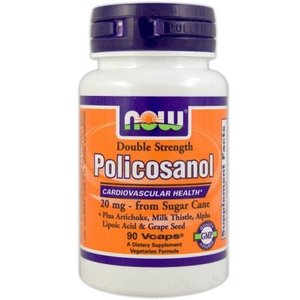 Policosanol Now Foods Double Strength 90 Vcaps 