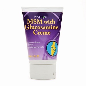 Natrol MSM &amp; Glucosamine Creme, 4-Ounce Tube