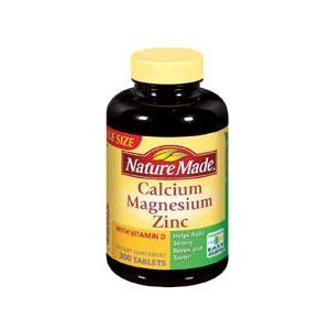 Nature Made Calcium/Magnesium/Zinc 300 Tablets